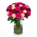 Kytice růžových růží